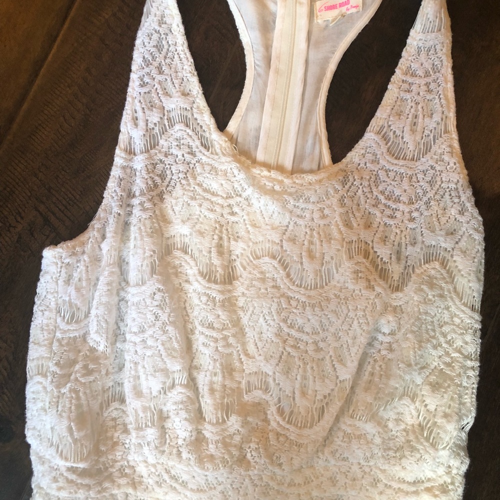 WHITE LACE DRESS - Picture 3 of 8